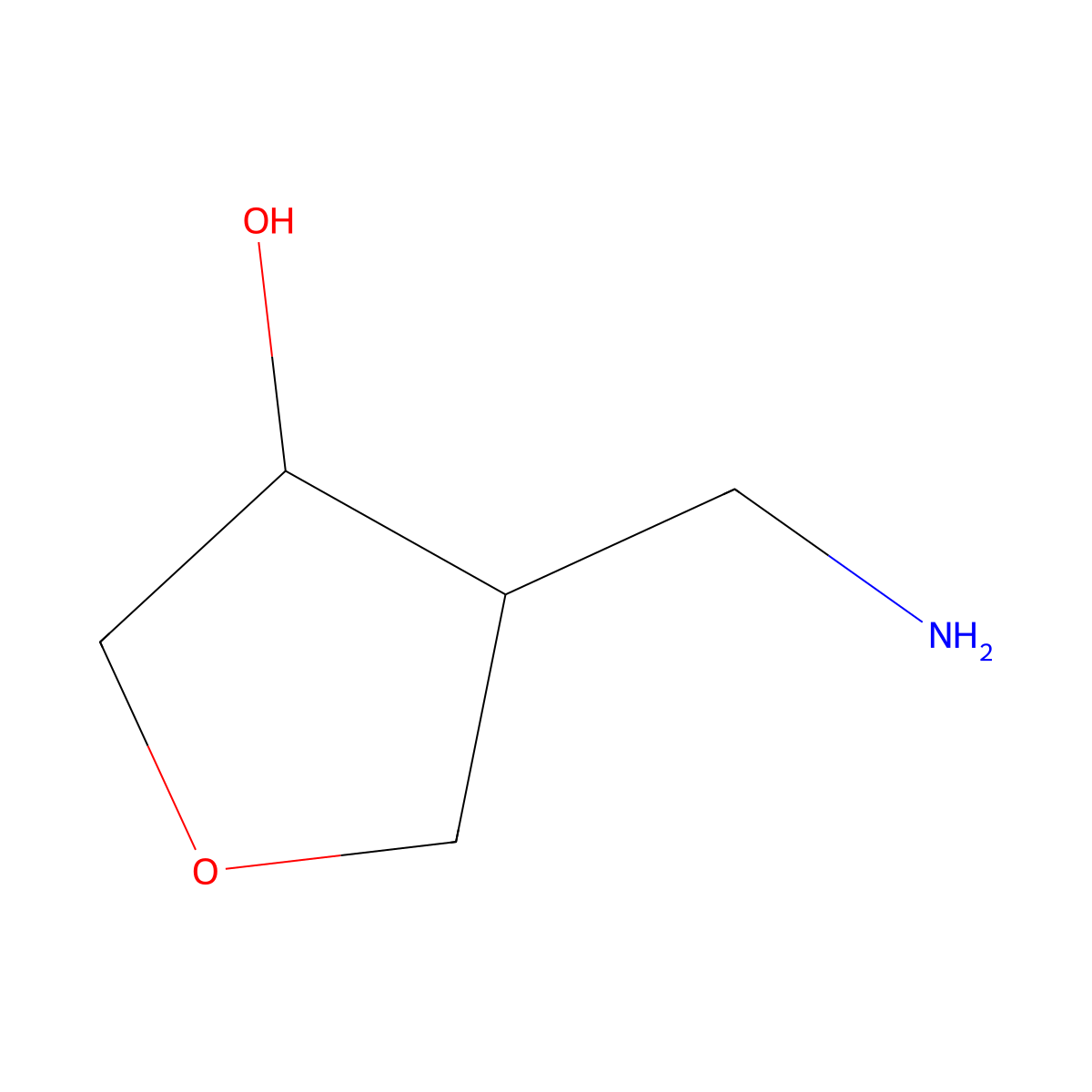 (3S,4S)-4-(Aminomethyl)tetrahydrofuran-3-ol molecular structure, CAS 1932448-47-9