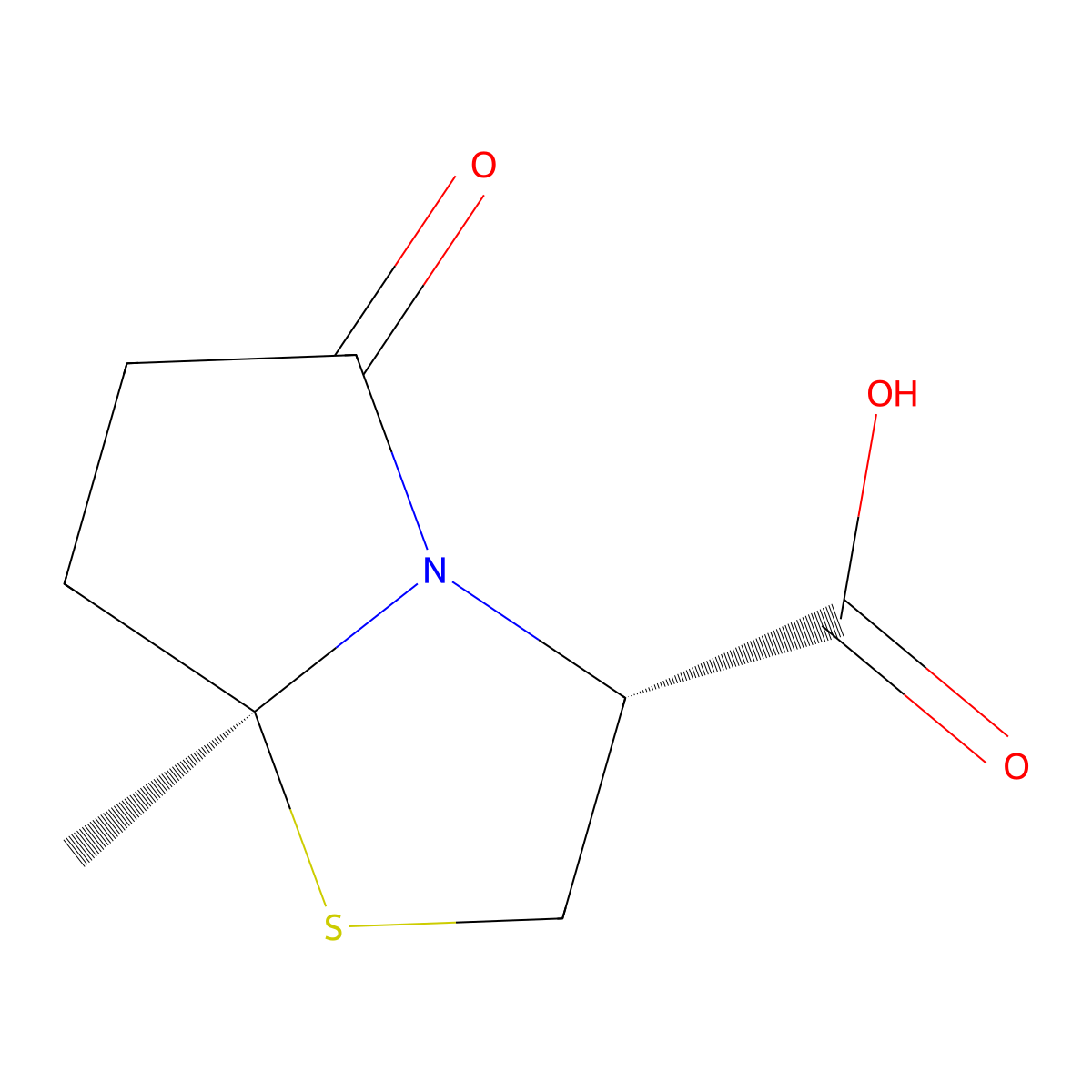 Rac-(3r,7as)-7a-methyl-5-oxo-hexahydropyrrolo[2,1-b][1,3]thiazole-3-carboxylic acid molecular structure, CAS 1932492-42-6