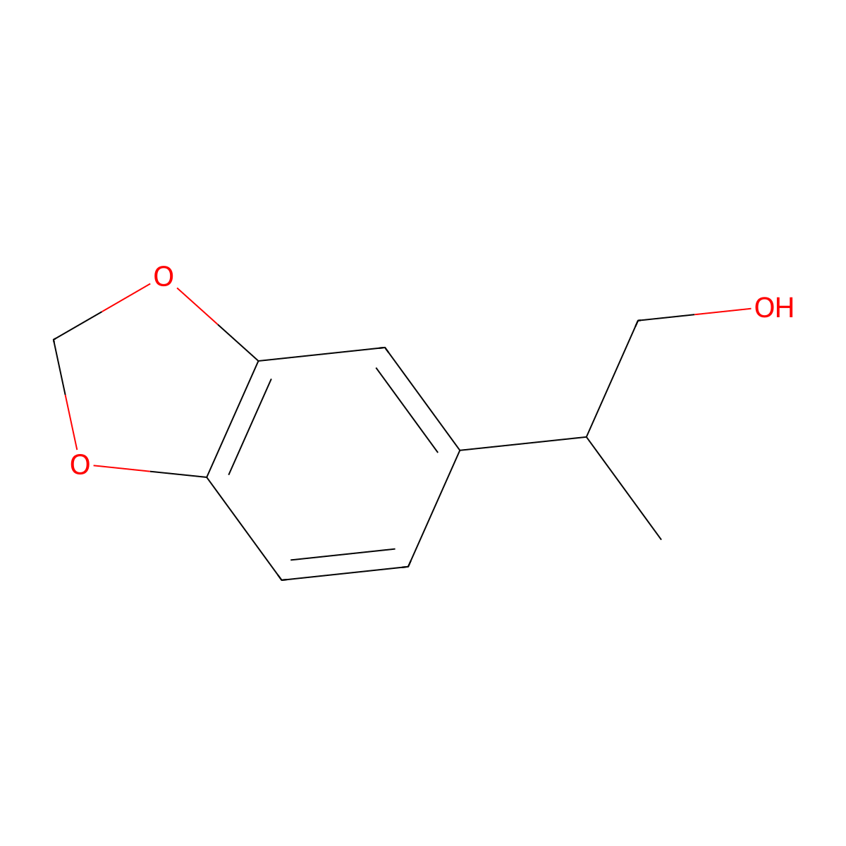 (2S)-2-(1,3-dioxaindan-5-yl)propan-1-ol molecular structure, CAS 1932500-34-9