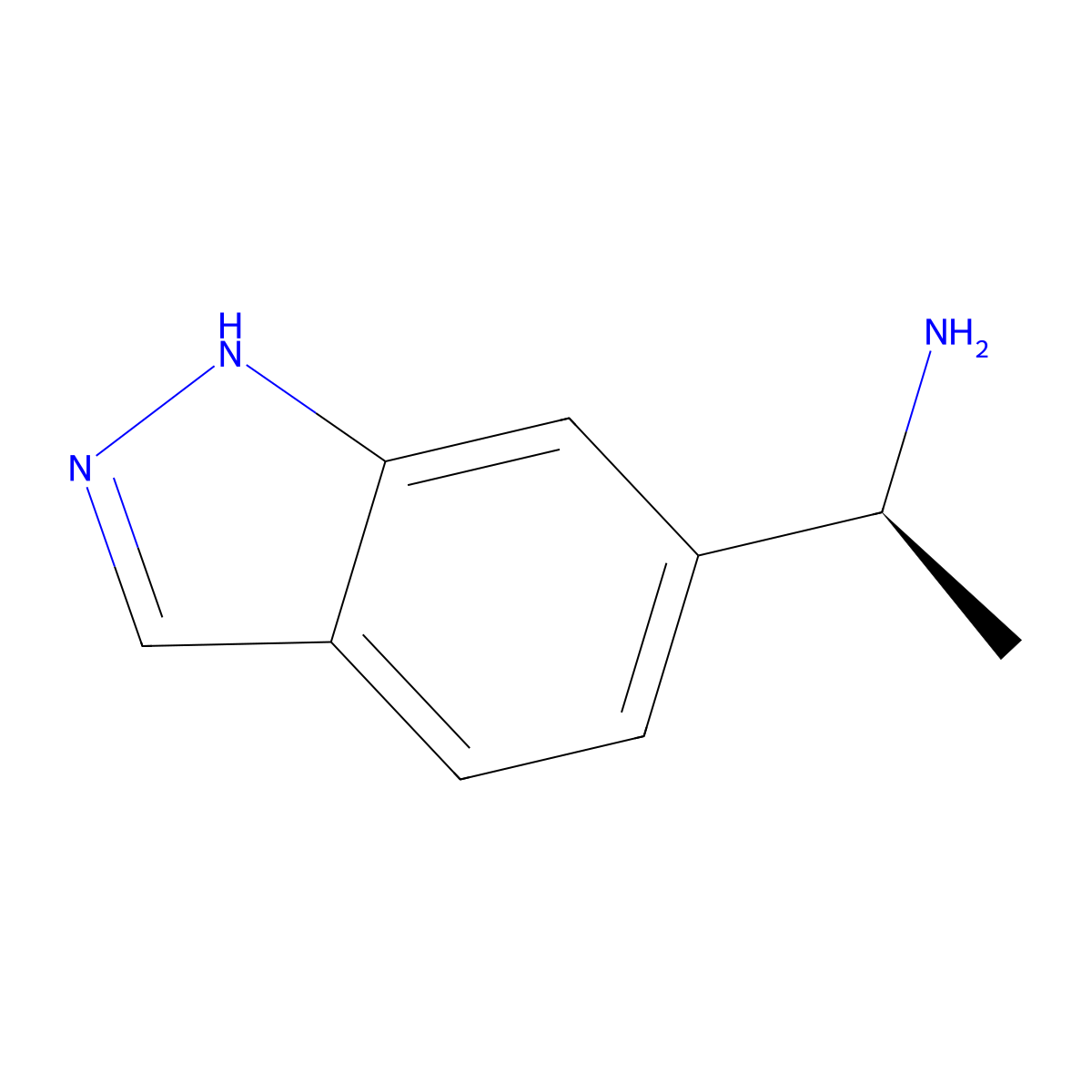 (S)-1-(1H-Indazol-6-yl)ethanamine molecular structure, CAS 1932509-55-1