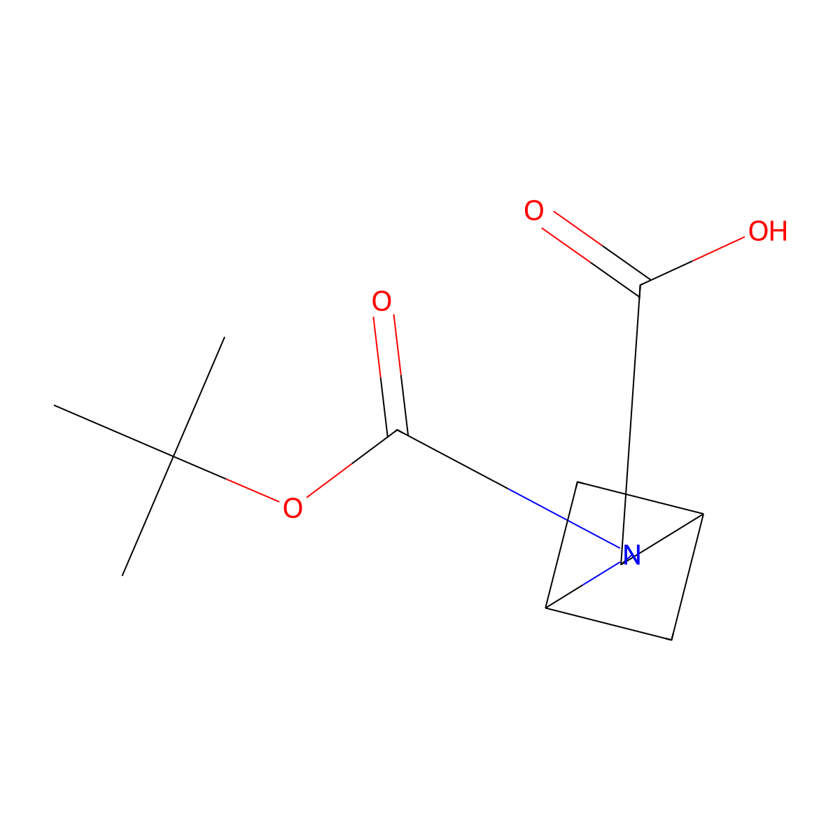 (3S)-2-[(tert-butoxy)carbonyl]-2-azabicyclo[2.1.1]hexane-3-carboxylic acid molecular structure, CAS 1932522-16-1