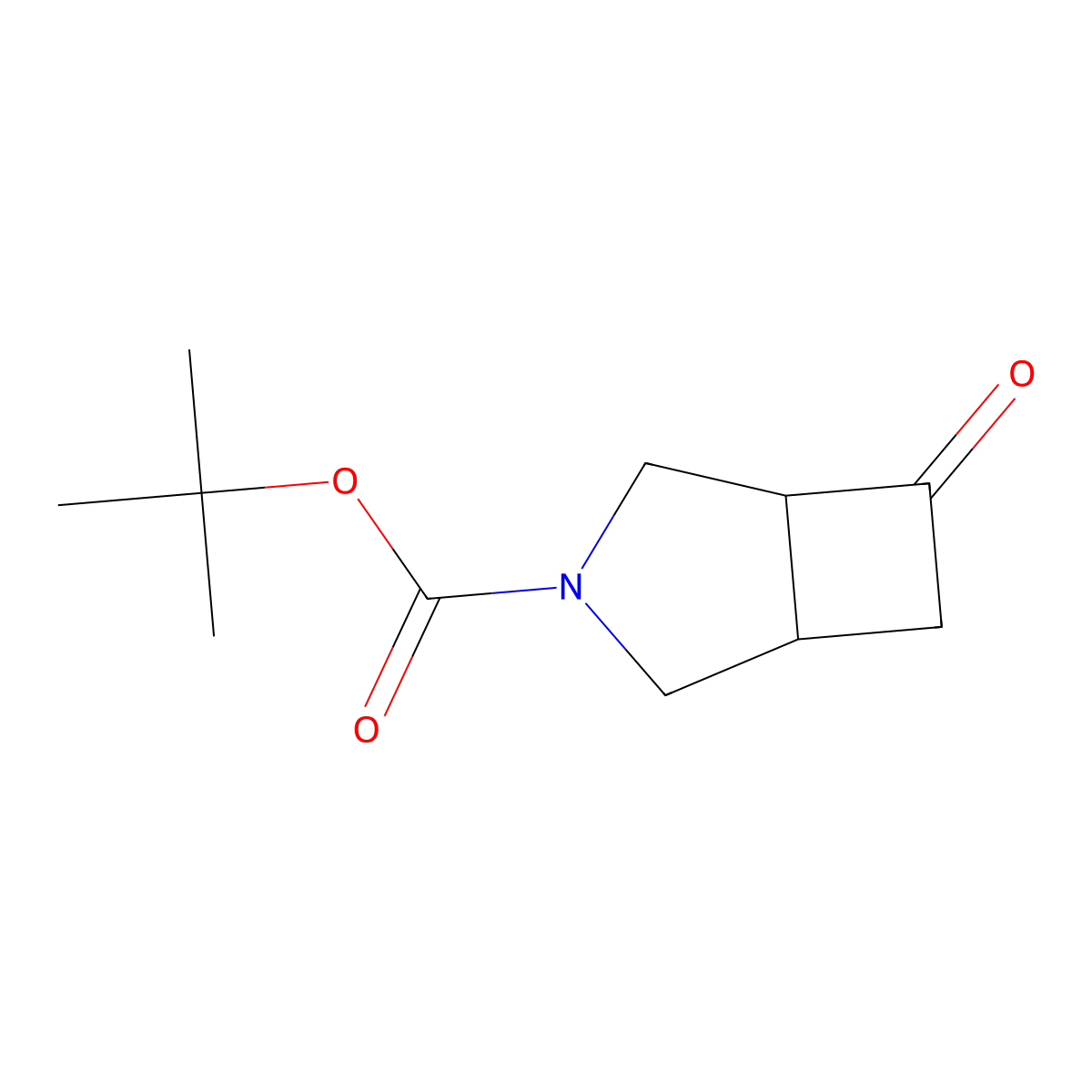 Tert-butyl (1S,5R)-6-oxo-3-azabicyclo[3.2.0]heptane-3-carboxylate molecular structure, CAS 1932528-28-3