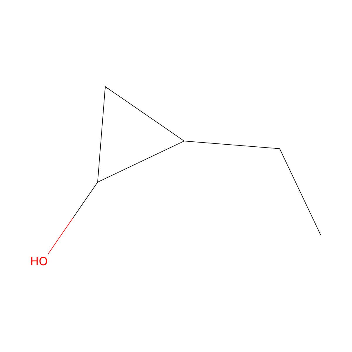 (1R,2R)-2-ethylcyclopropan-1-ol molecular structure, CAS 1932537-17-1