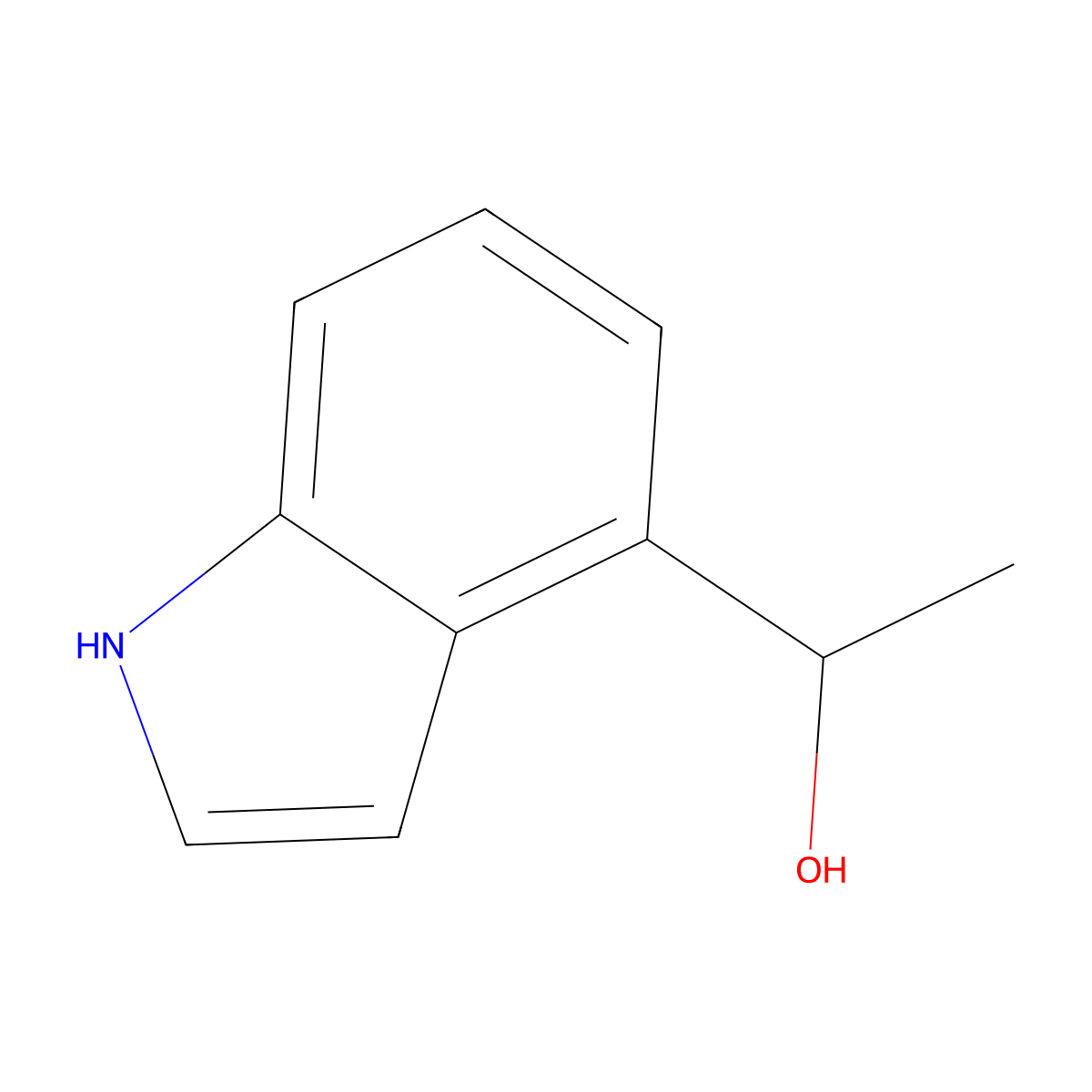 (1s)-1-(1h-Indol-4-yl)ethan-1-ol molecular structure, CAS 1932569-18-0