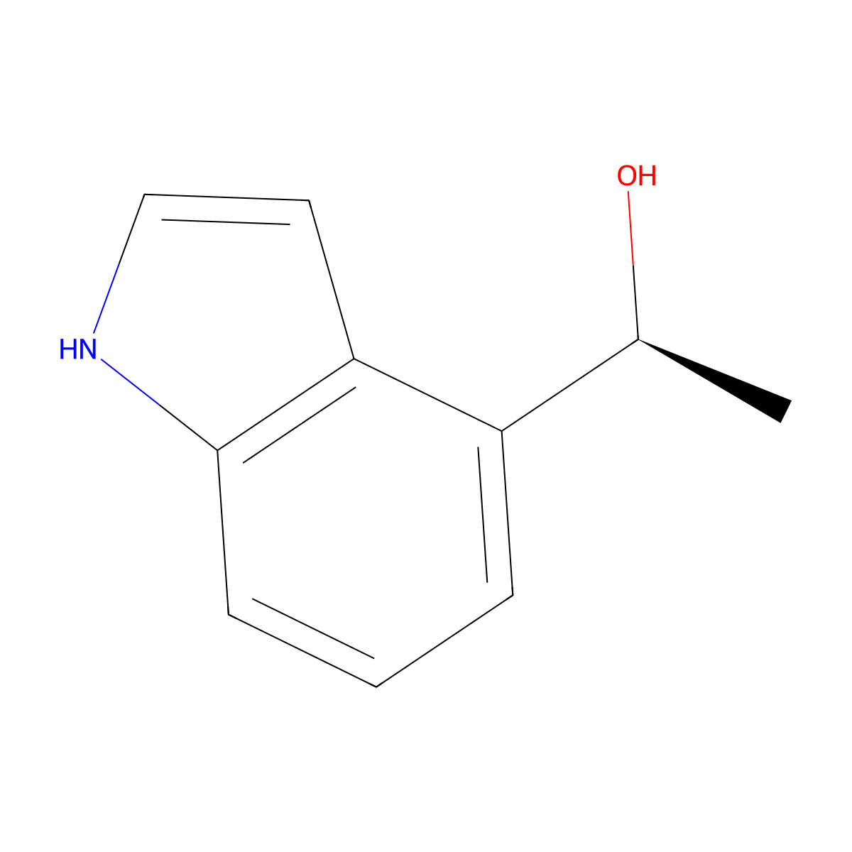 (1s)-1-(1h-Indol-4-yl)ethan-1-ol molecular structure, CAS 1932569-18-0