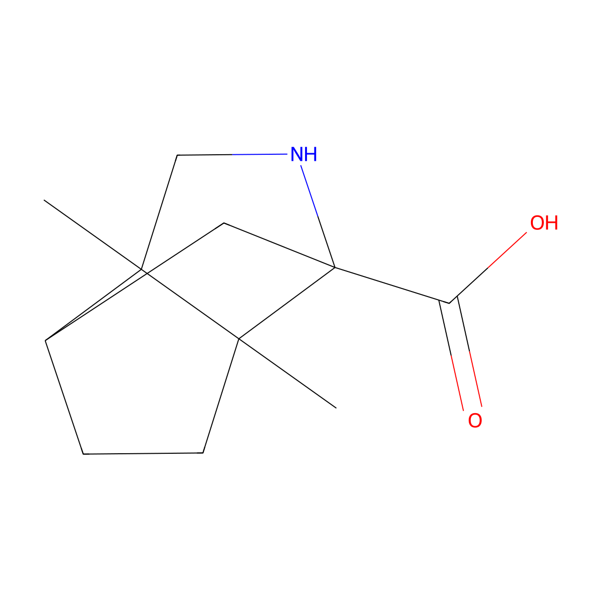 (1S,3S,6R,7S)-6,7-dimethyl-4-azatricyclo[4.3.0.0,3,7]nonane-3-carboxylic acid molecular structure, CAS 1932582-78-9