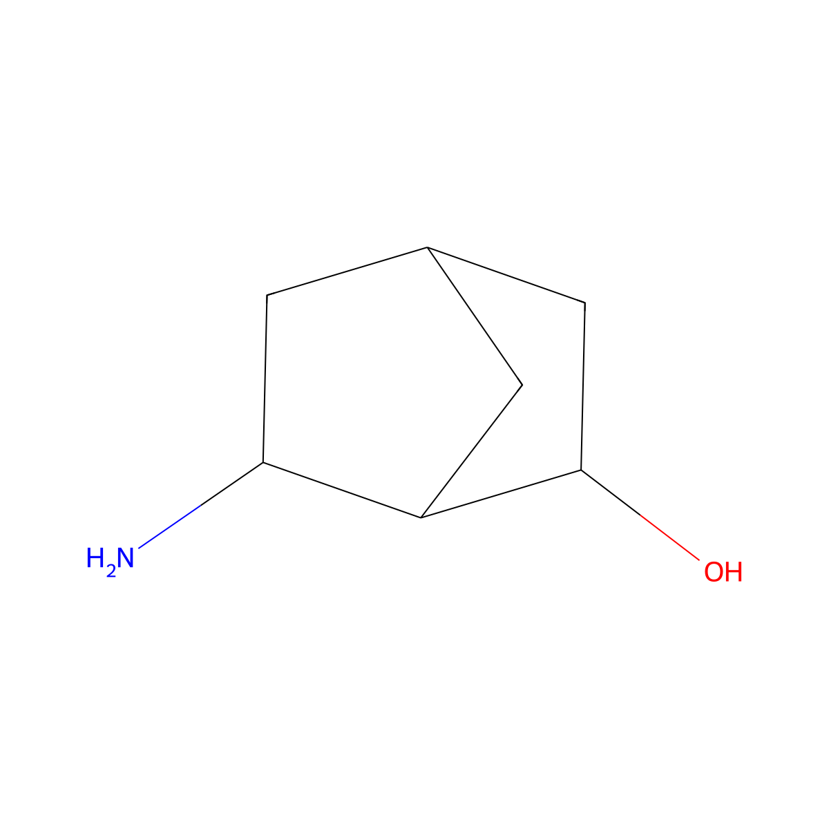 (1RS,2RS&,4SR,6SR&)-6-aminobicyclo[2.2.1]heptan-2-ol molecular structure, CAS 1932590-16-3
