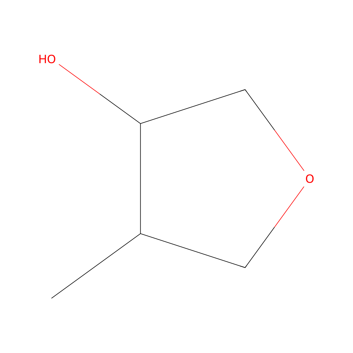 cis-4-Methyltetrahydrofuran-3-ol molecular structure, CAS 1932610-18-8