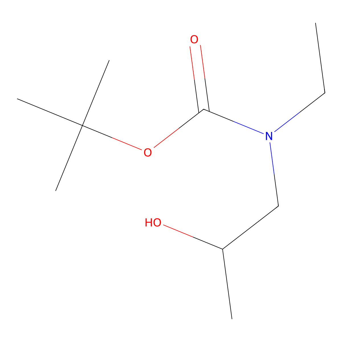 tert-butyl N-ethyl-N-[(2S)-2-hydroxypropyl]carbamate molecular structure, CAS 1932617-65-6