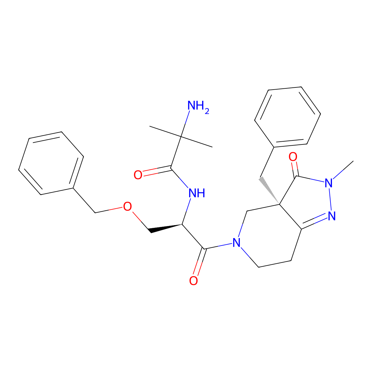 Capromorelin molecular structure, CAS 193273-66-4