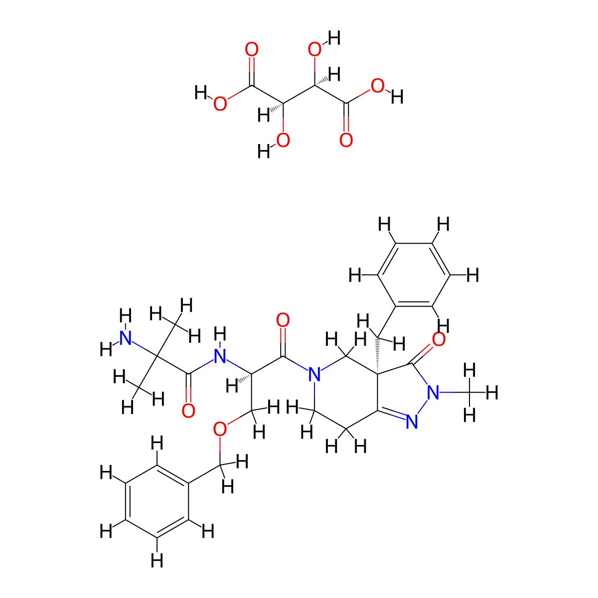 Capromorelin Tartrate molecular structure, CAS 193273-69-7