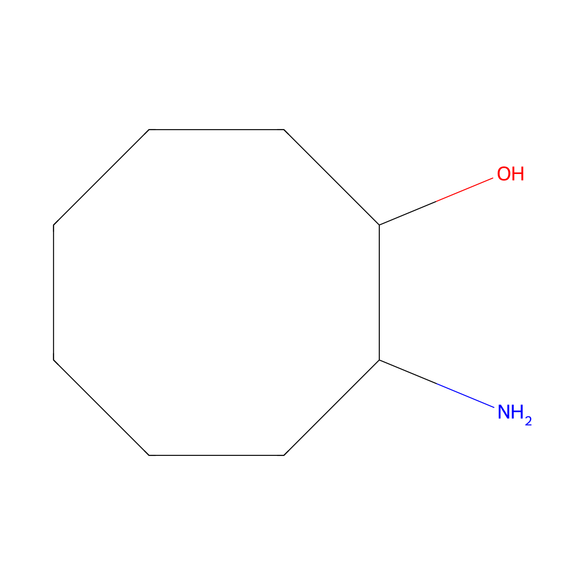 (1S,2R)-2-Amino-cyclooctanol molecular structure, CAS 1932789-02-0
