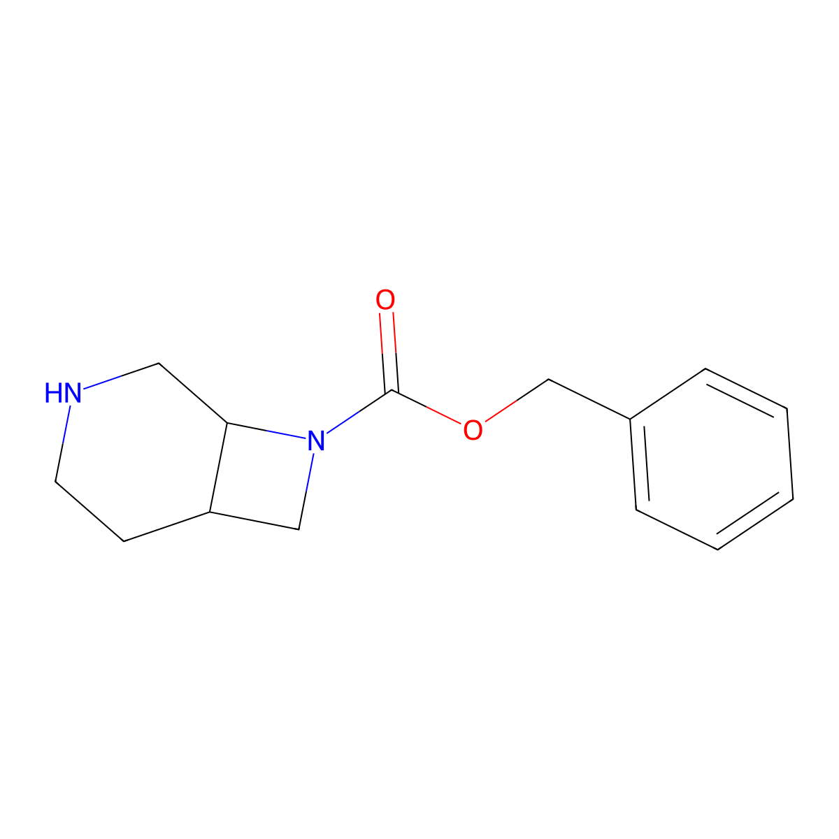 (1R,6S)-8-Cbz-3,8-diazabicyclo[4.2.0]octane molecular structure, CAS 1932802-76-0