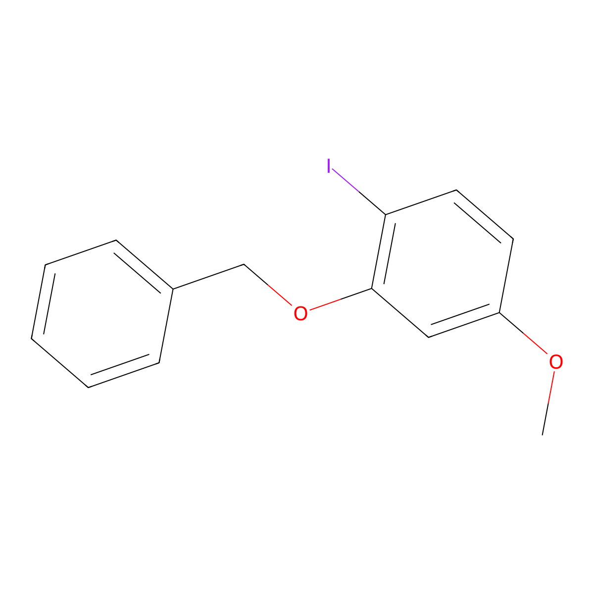 2-(Benzyloxy)-1-iodo-4-methoxybenzene molecular structure, CAS 193333-17-4