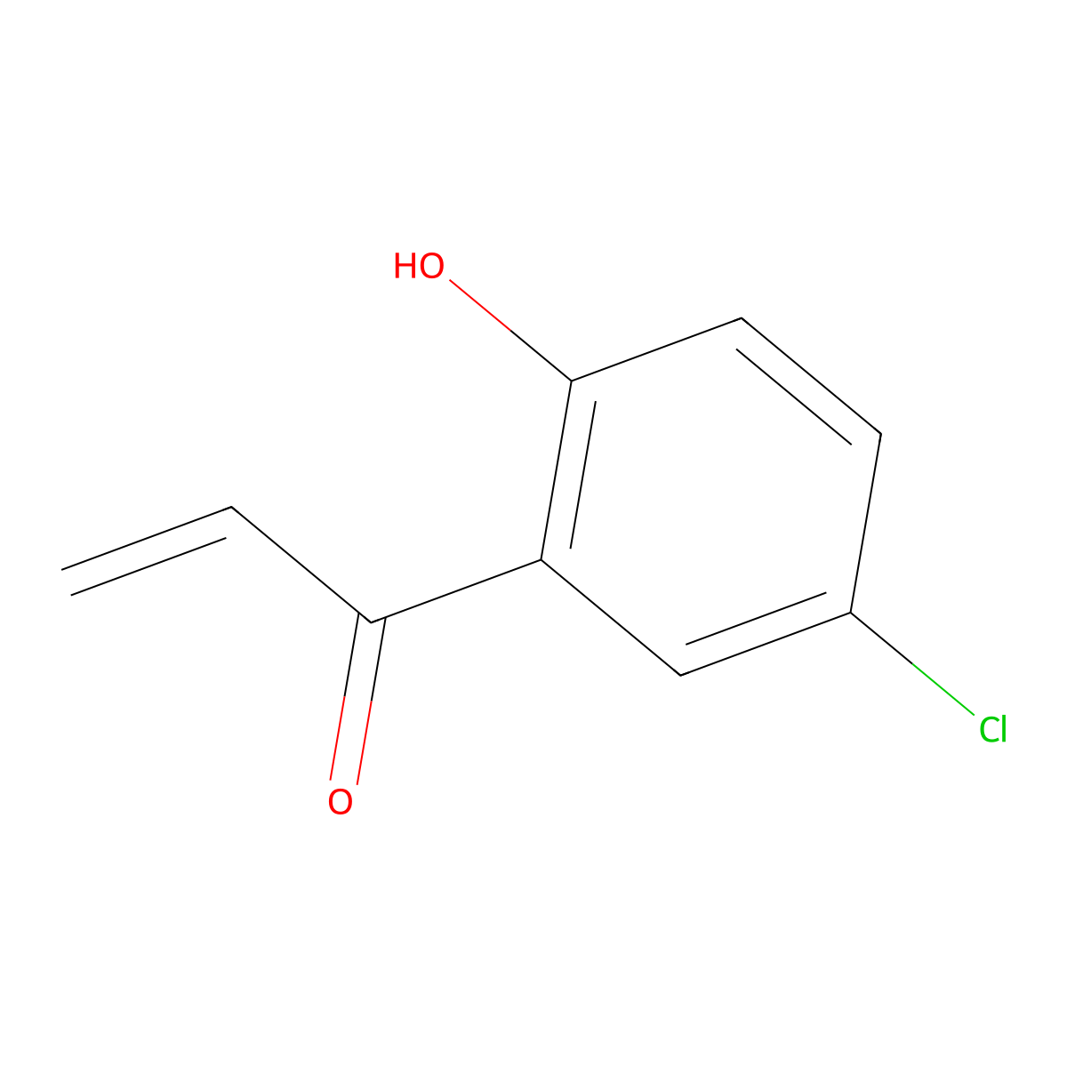 1-(5-Chloro-2-hydroxyphenyl)prop-2-en-1-one molecular structure, CAS 193337-81-4