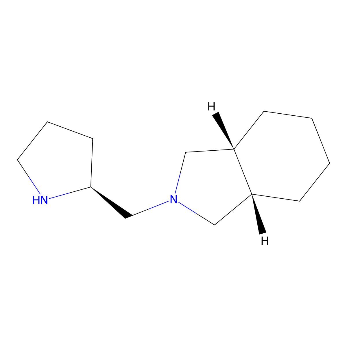 (3aR,7aS)-2-{[(2S)-pyrrolidin-2-yl]methyl}-octahydro-1H-isoindole molecular structure, CAS 1933499-82-1
