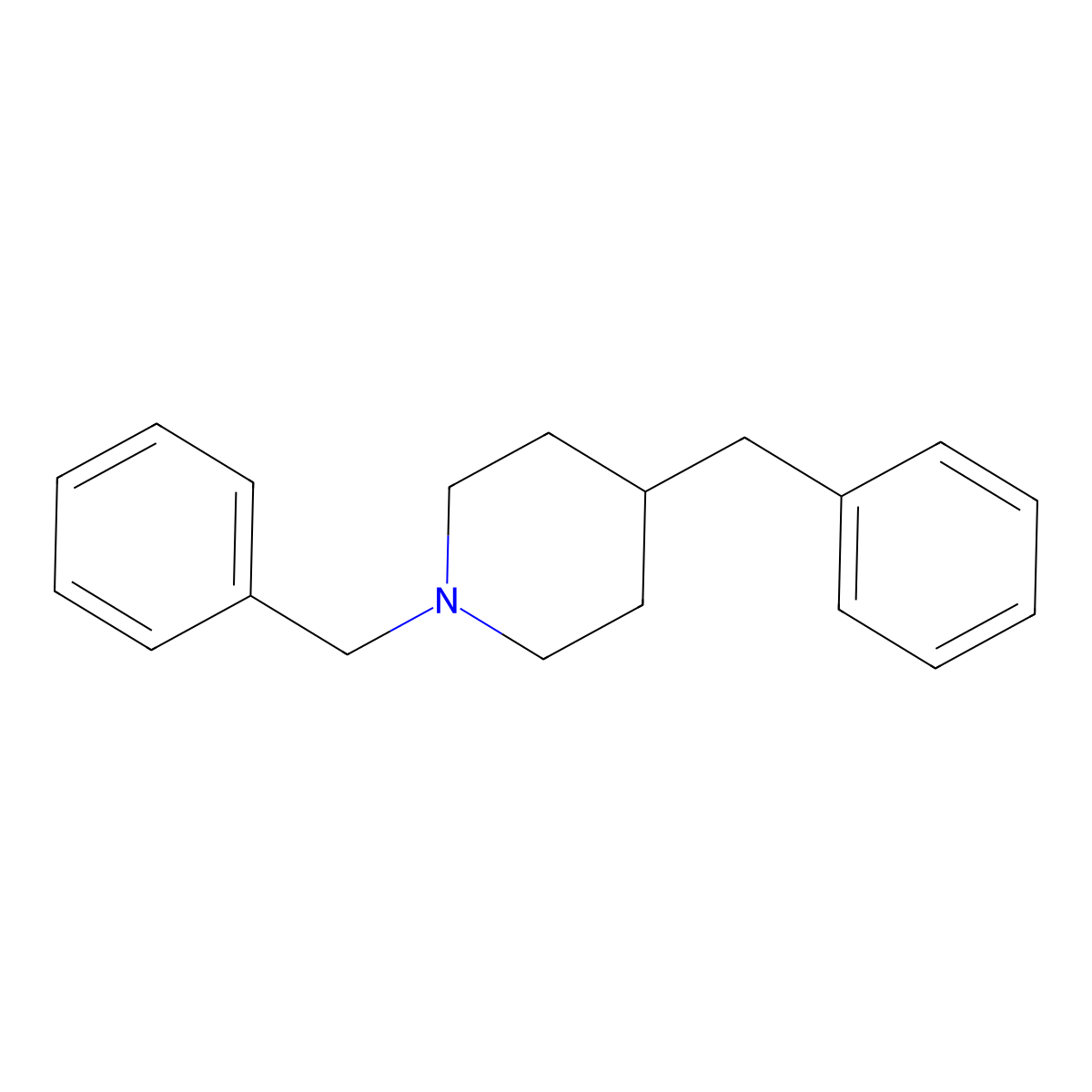 1,4-Dibenzylpiperidine molecular structure, CAS 193355-49-6