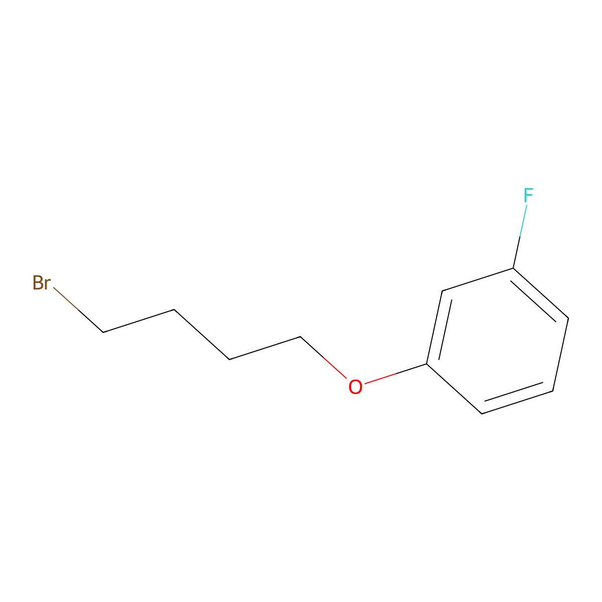 1-(4-Bromobutoxy)-3-fluorobenzene molecular structure, CAS 193356-99-9