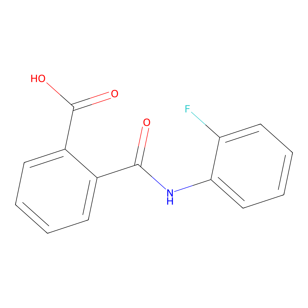 2'-Fluorophthalanilic acid molecular structure, CAS 19336-75-5