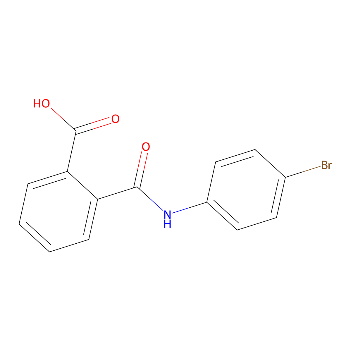 4'-Bromophthalanilic acid molecular structure, CAS 19336-83-5