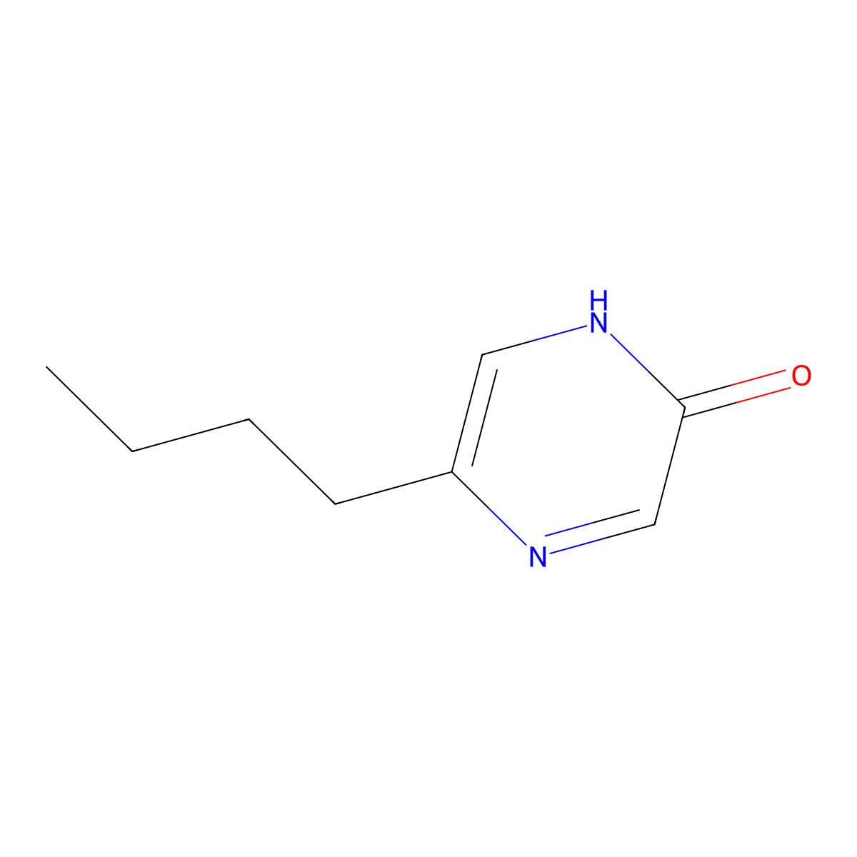 5-Butylpyrazin-2-ol molecular structure, CAS 1933620-49-5