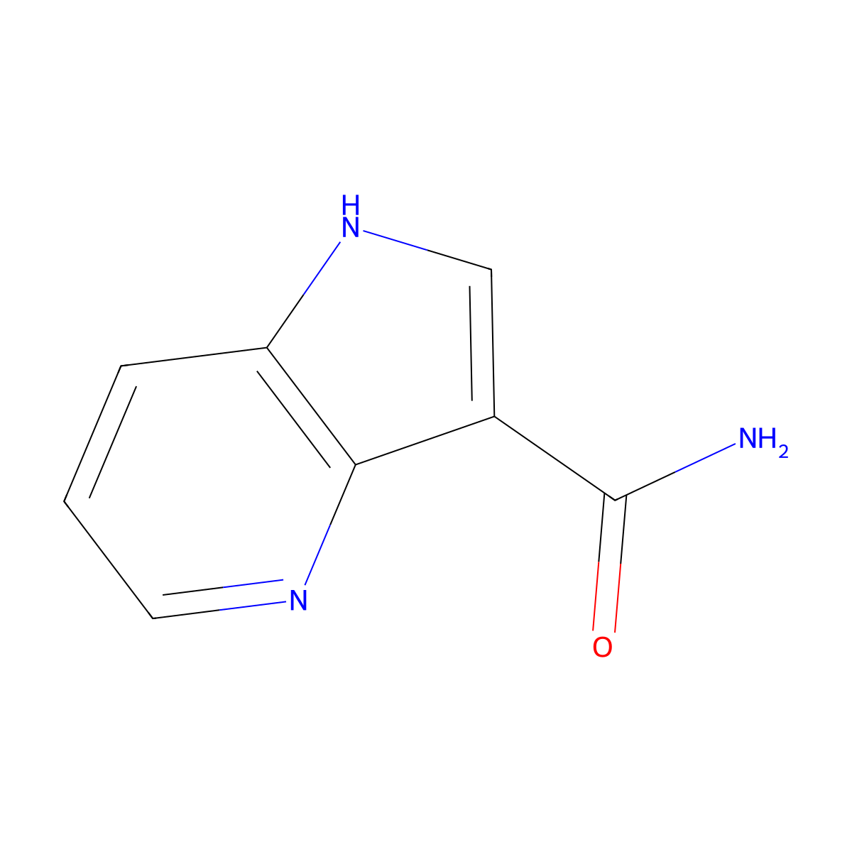 1H-pyrrolo[3,2-b]pyridine-3-carboxamide molecular structure, CAS 1933642-71-7
