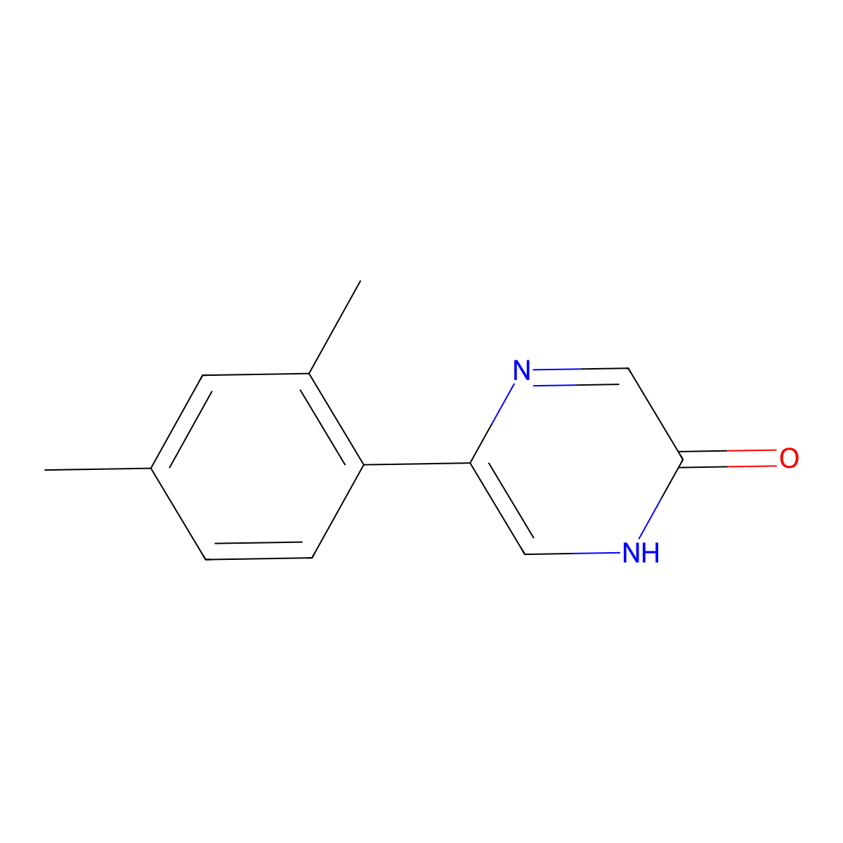 5-(2,4-dimethylphenyl)pyrazin-2(1H)-one molecular structure, CAS 1933655-49-2