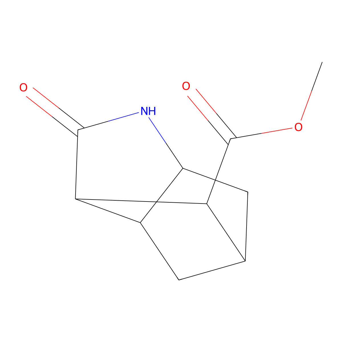 Methyl (3S,3aR,5S,6aS,7S)-2-oxooctahydro-3,5-methanocyclopenta[b]pyrrole-7-carboxylate molecular structure, CAS 1933688-01-7