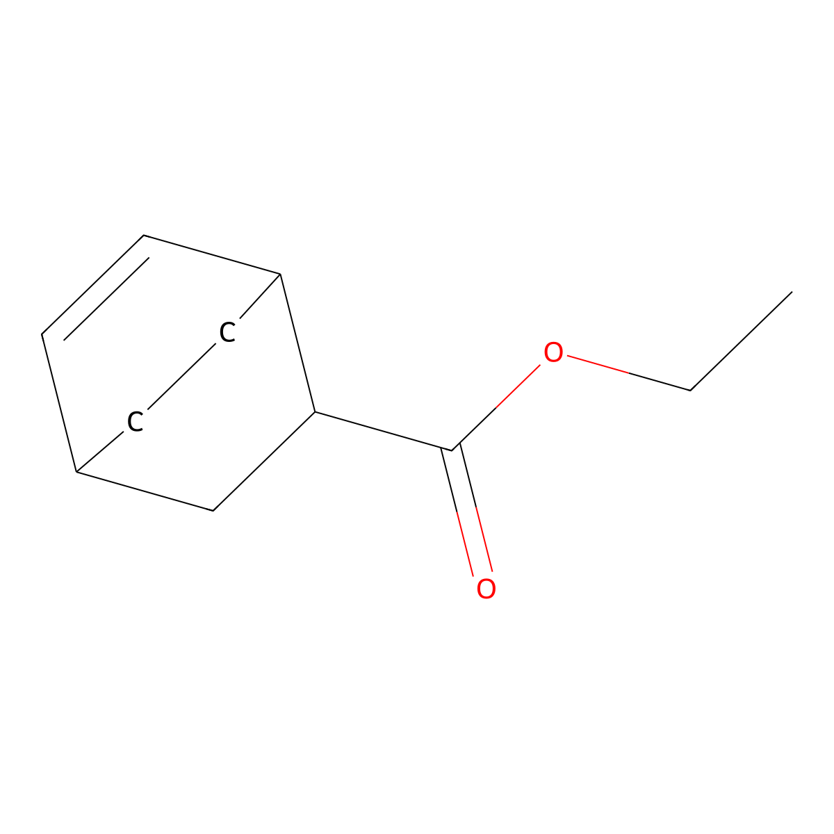 Bicyclo[2.2.2]oct-5-ene-2-carboxylicacid, ethyl ester molecular structure, CAS 1933711-83-1