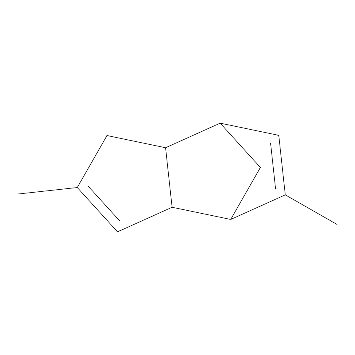 (4S,7R)-2,5-Dimethyl-3a,4,7,7a-tetrahydro-1H-4,7-methanoindene molecular structure, CAS 1933773-43-3