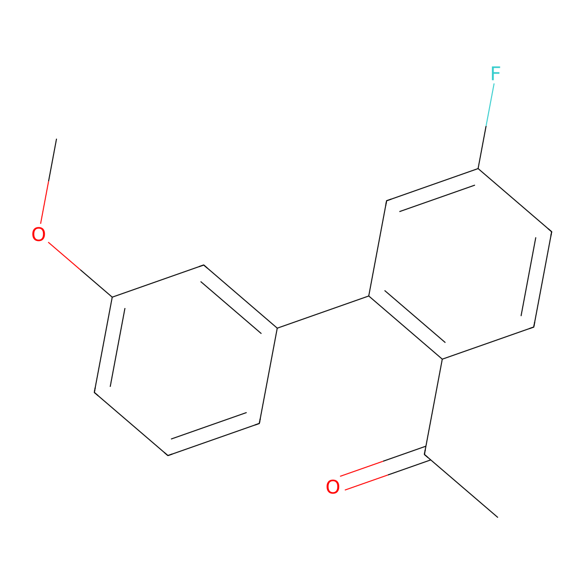 1-(5-Fluoro-3'-methoxy-[1,1'-biphenyl]-2-yl)ethanone molecular structure, CAS 1933824-36-2