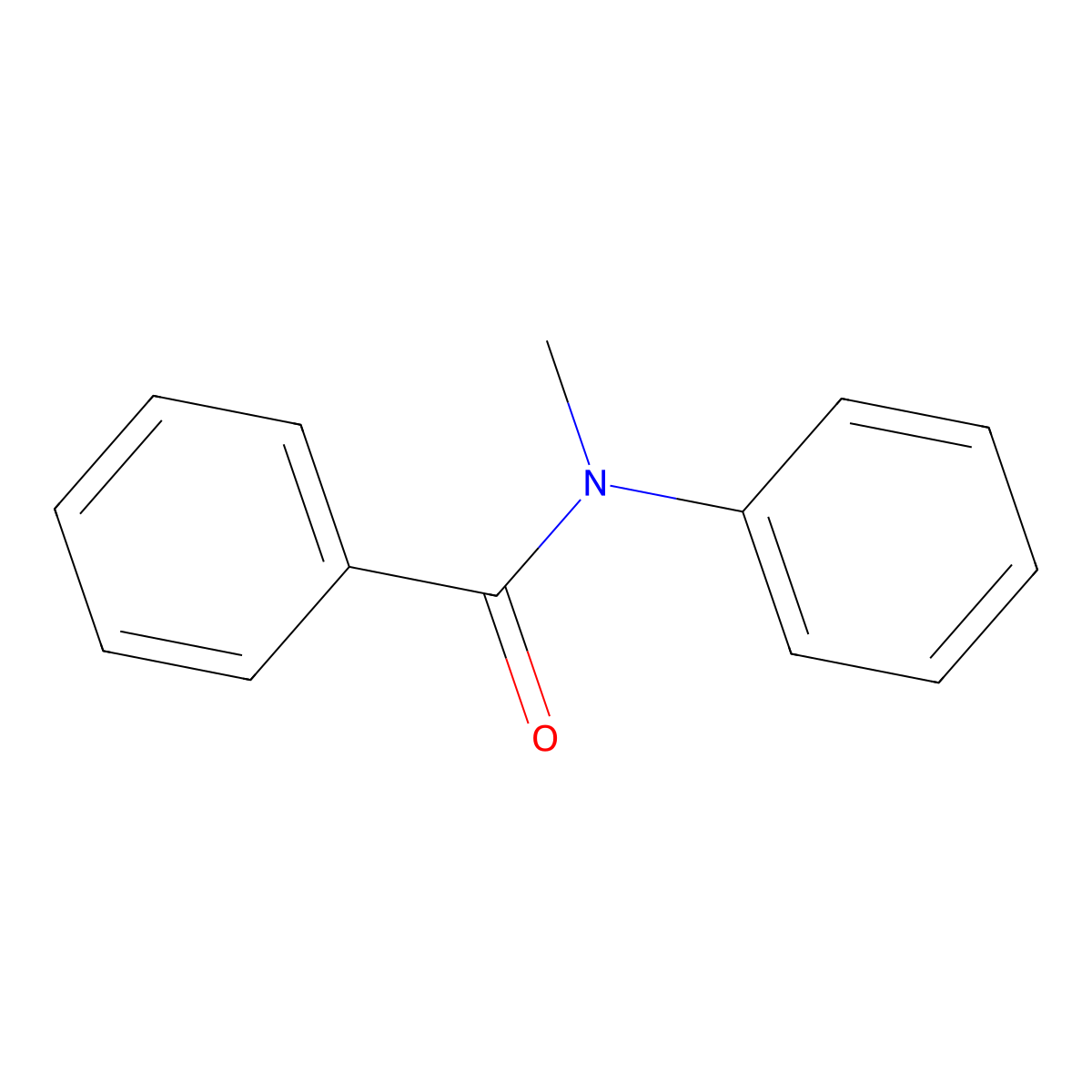 N-Methylbenzanilide molecular structure, CAS 1934-92-5