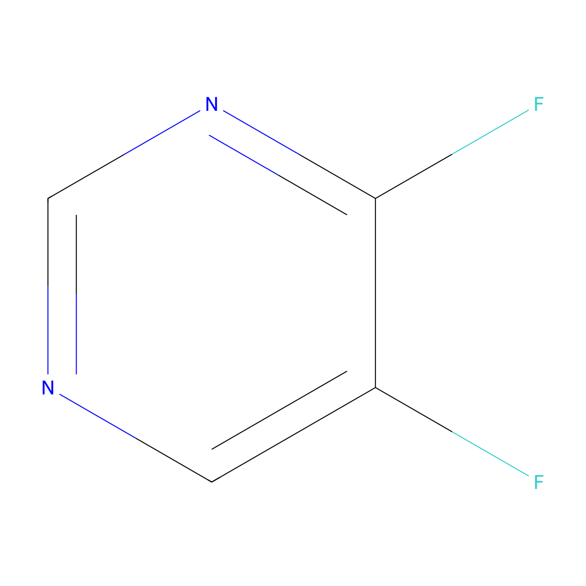 4,5-Difluoropyrimidine molecular structure, CAS 1934299-31-6