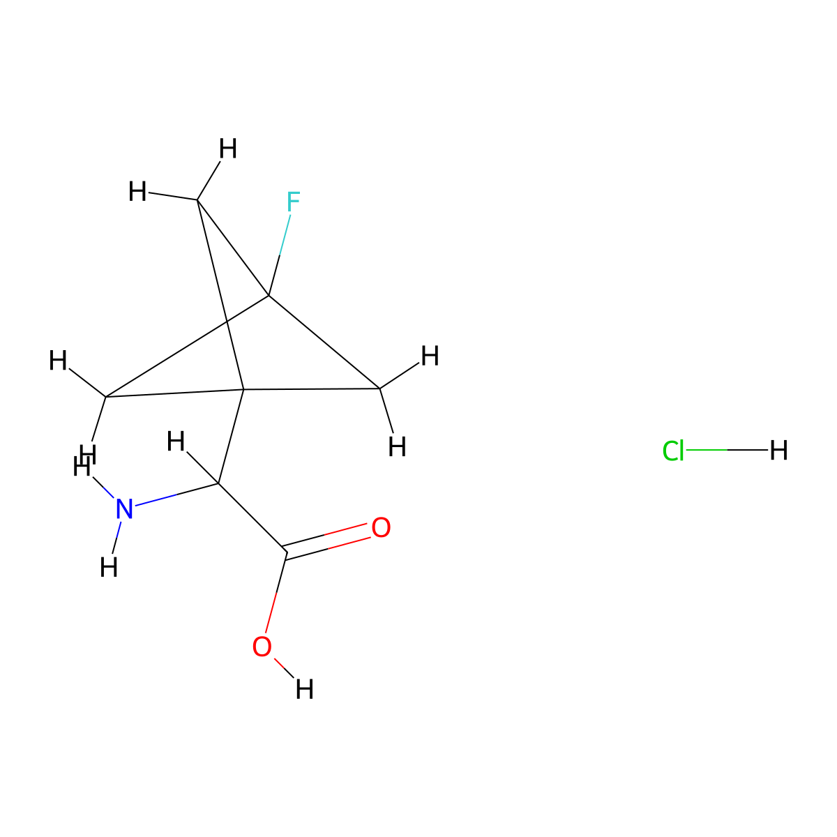 2-Amino-2-(3-fluorobicyclo[1.1.1]pentan-1-yl)acetic acid hydrochloride molecular structure, CAS 1934367-59-5