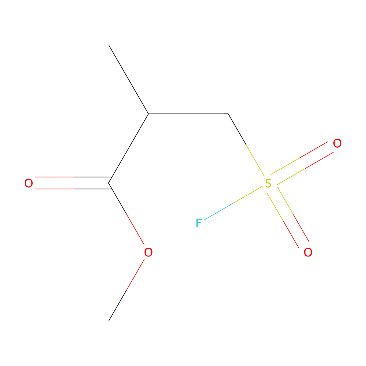 Methyl 2-methyl-3-sulfopropanoate molecular structure, CAS 1934380-83-2