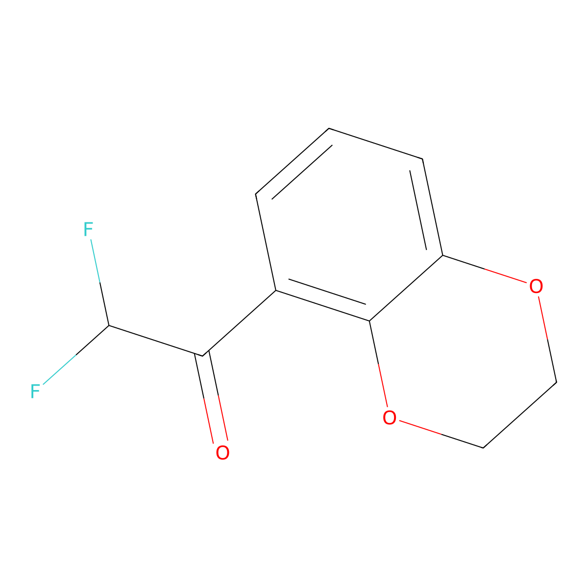 1-(2,3-Dihydrobenzo[b][1,4]dioxin-5-yl)-2,2-difluoroethanone molecular structure, CAS 1934386-06-7