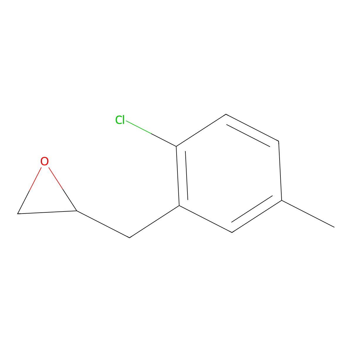 2-[(2-Chloro-5-methylphenyl)methyl]oxirane molecular structure, CAS 1934386-35-2