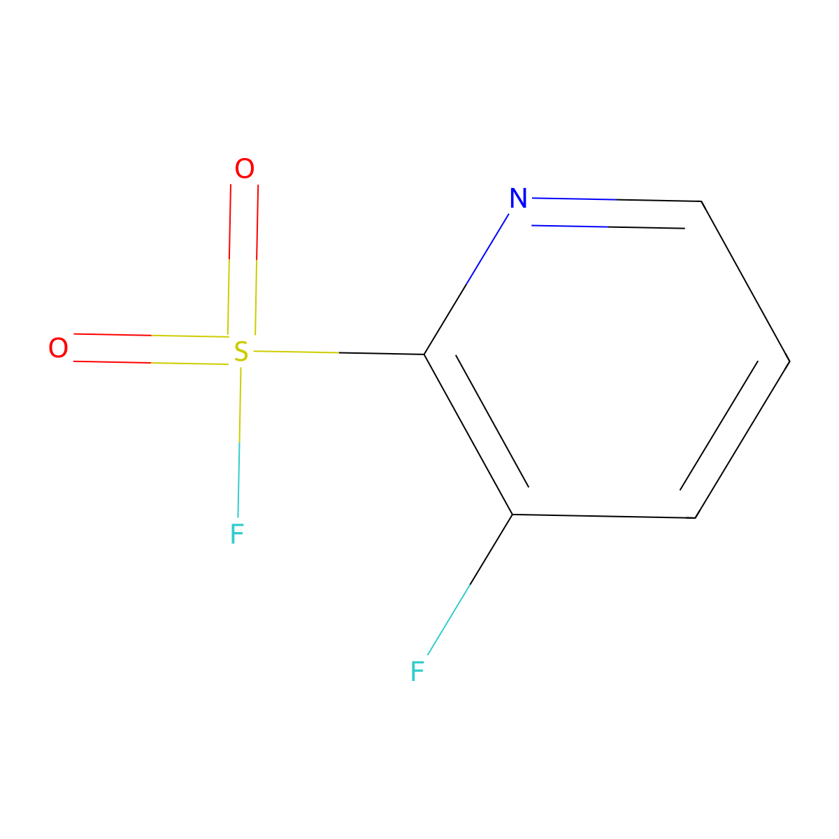 3-Fluoropyridine-2-sulfonyl fluoride molecular structure, CAS 1934392-94-5