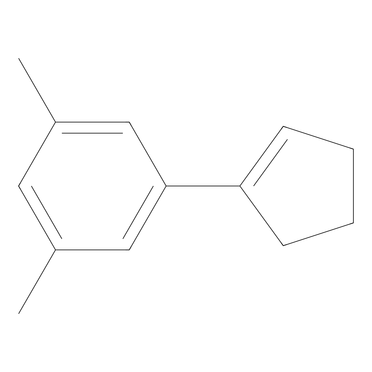 1-(Cyclopent-1-en-1-yl)-3,5-dimethylbenZene molecular structure, CAS 1934394-60-1