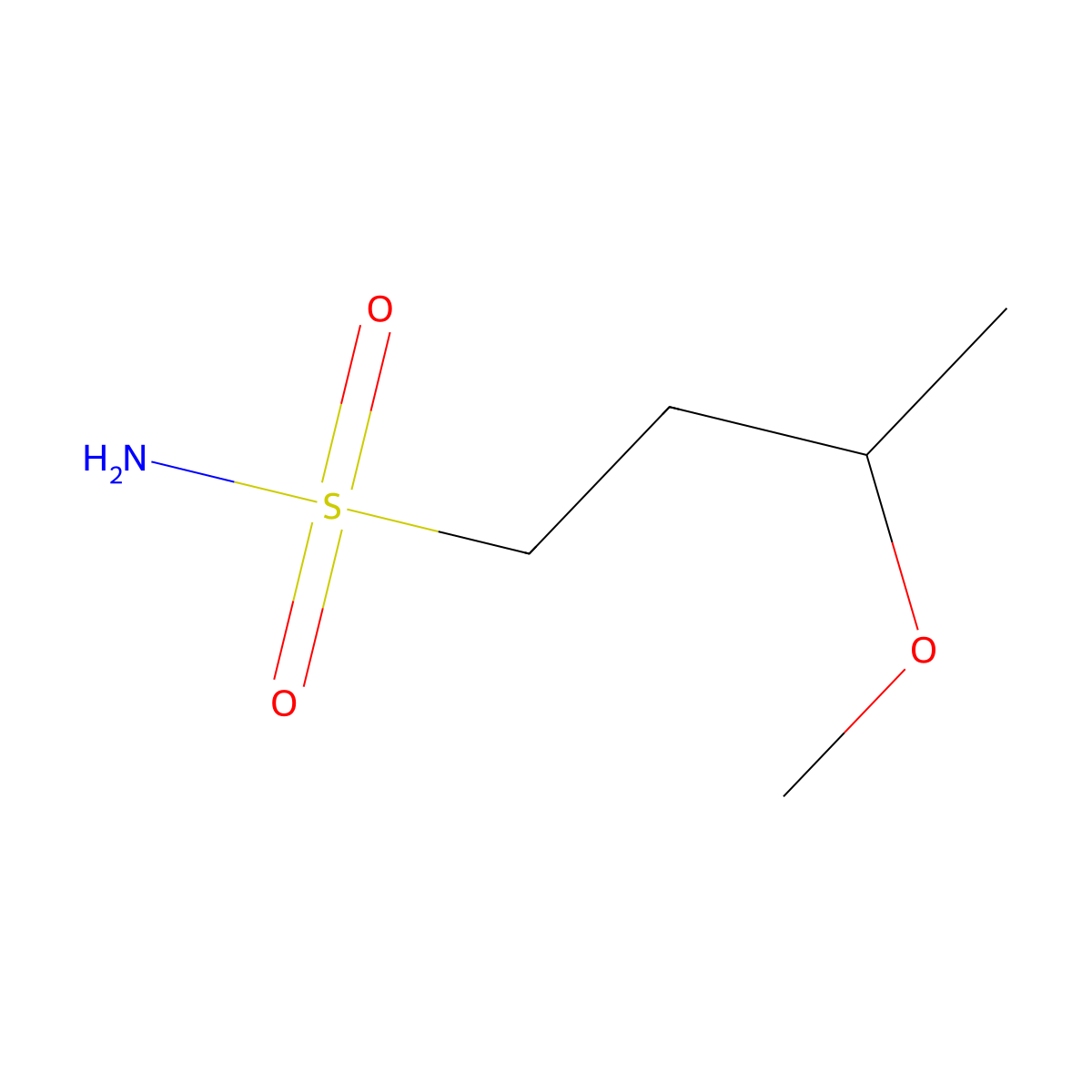 3-Methoxybutane-1-sulfonamide molecular structure, CAS 1934404-40-6