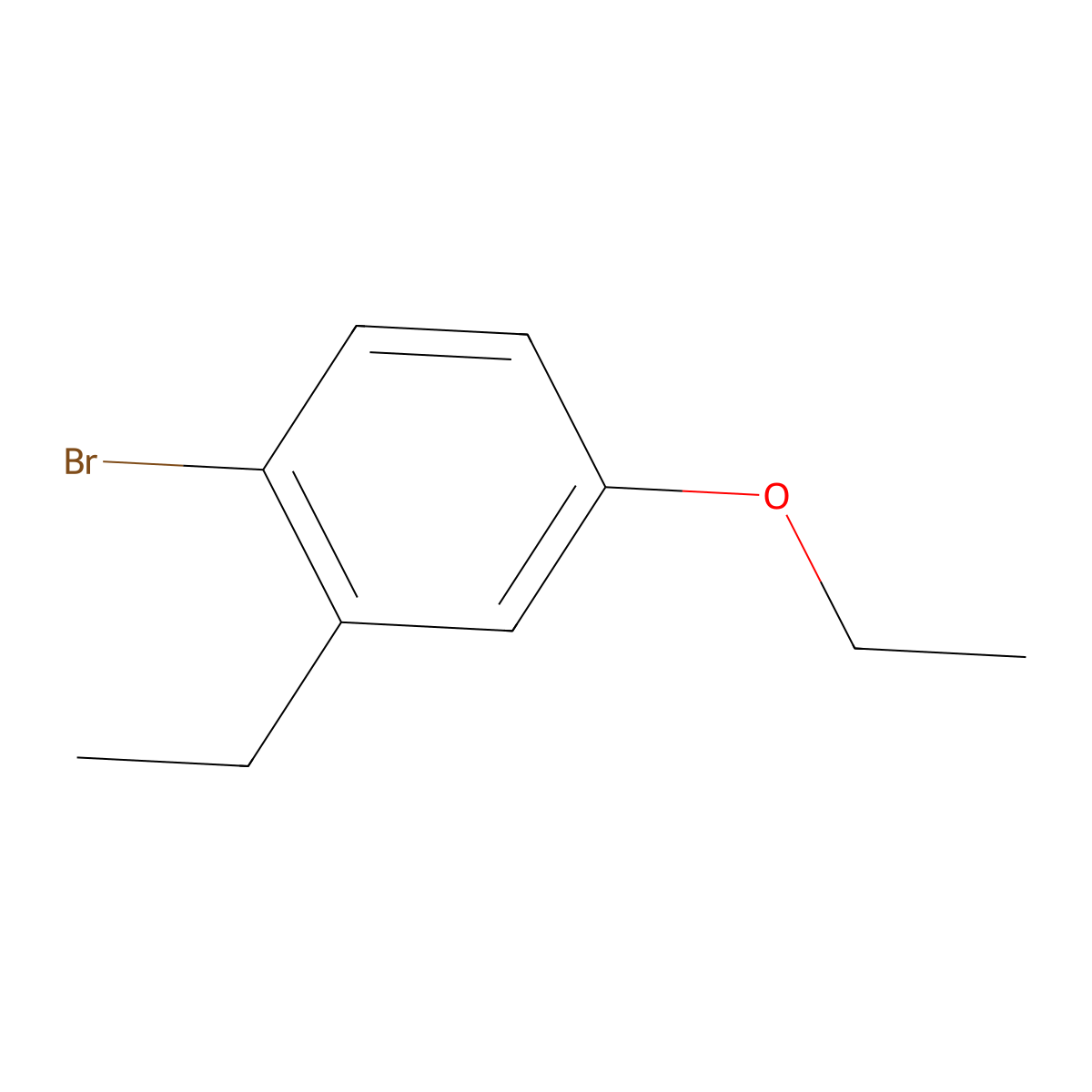 1-Bromo-4-ethoxy-2-ethylbenzene molecular structure, CAS 1934406-41-3