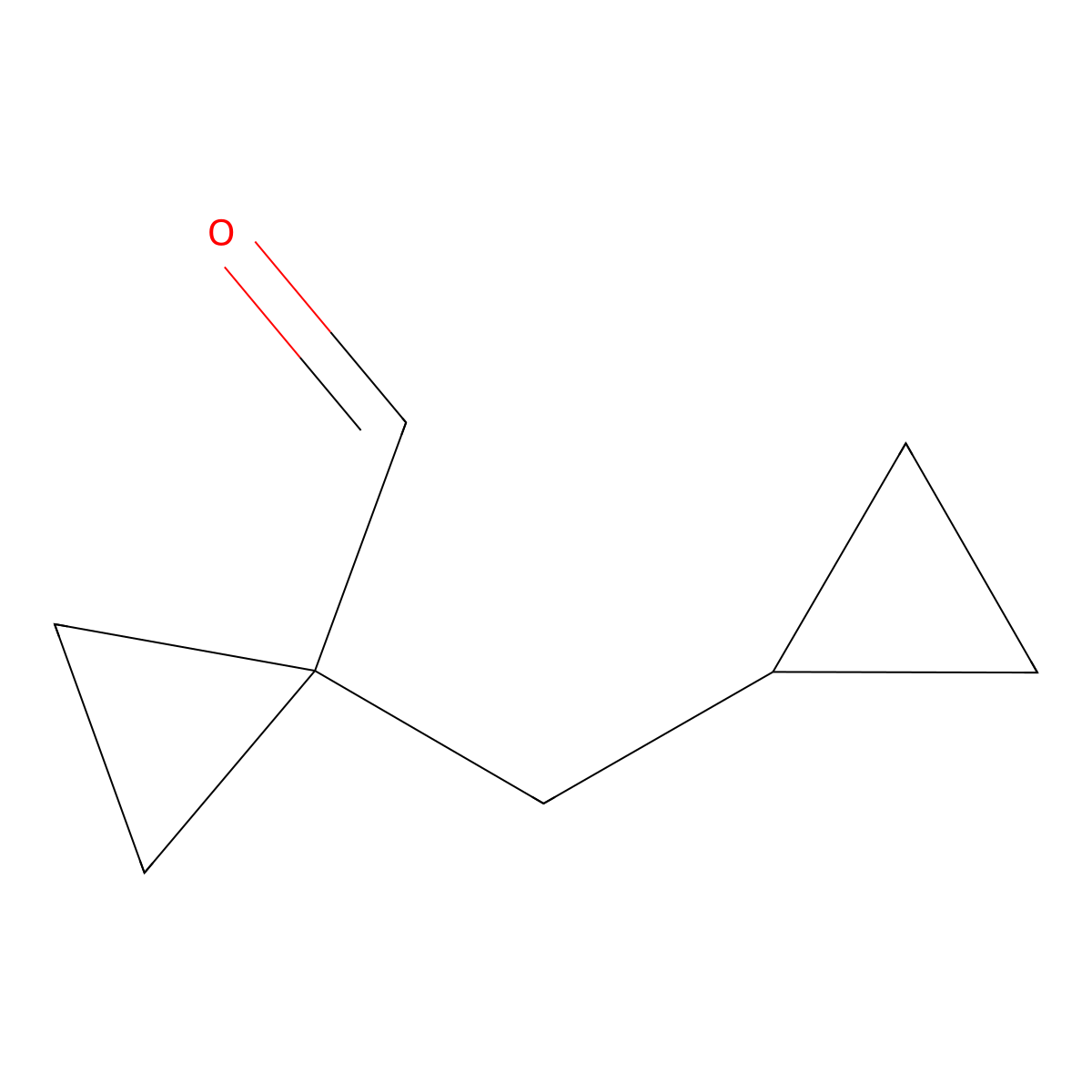 1-(Cyclopropylmethyl)cyclopropane-1-carbaldehyde molecular structure, CAS 1934407-40-5