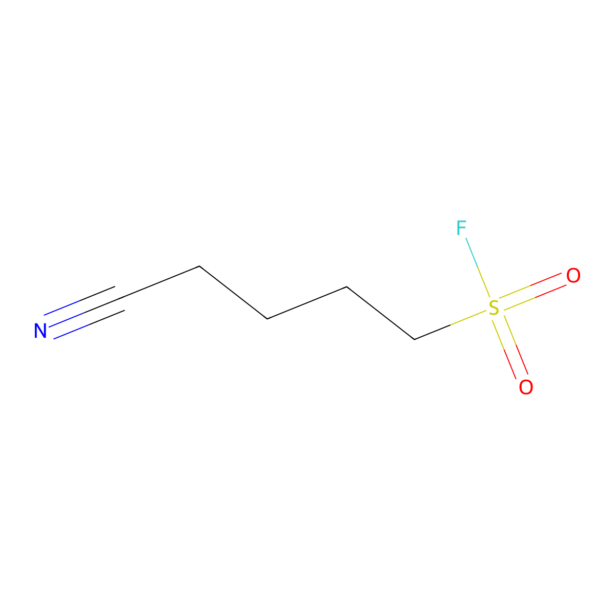 4-Cyanobutane-1-sulfonyl fluoride molecular structure, CAS 1934409-95-6
