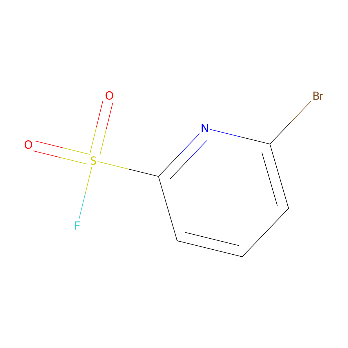 6-Bromopyridine-2-sulfonyl fluoride molecular structure, CAS 1934413-84-9
