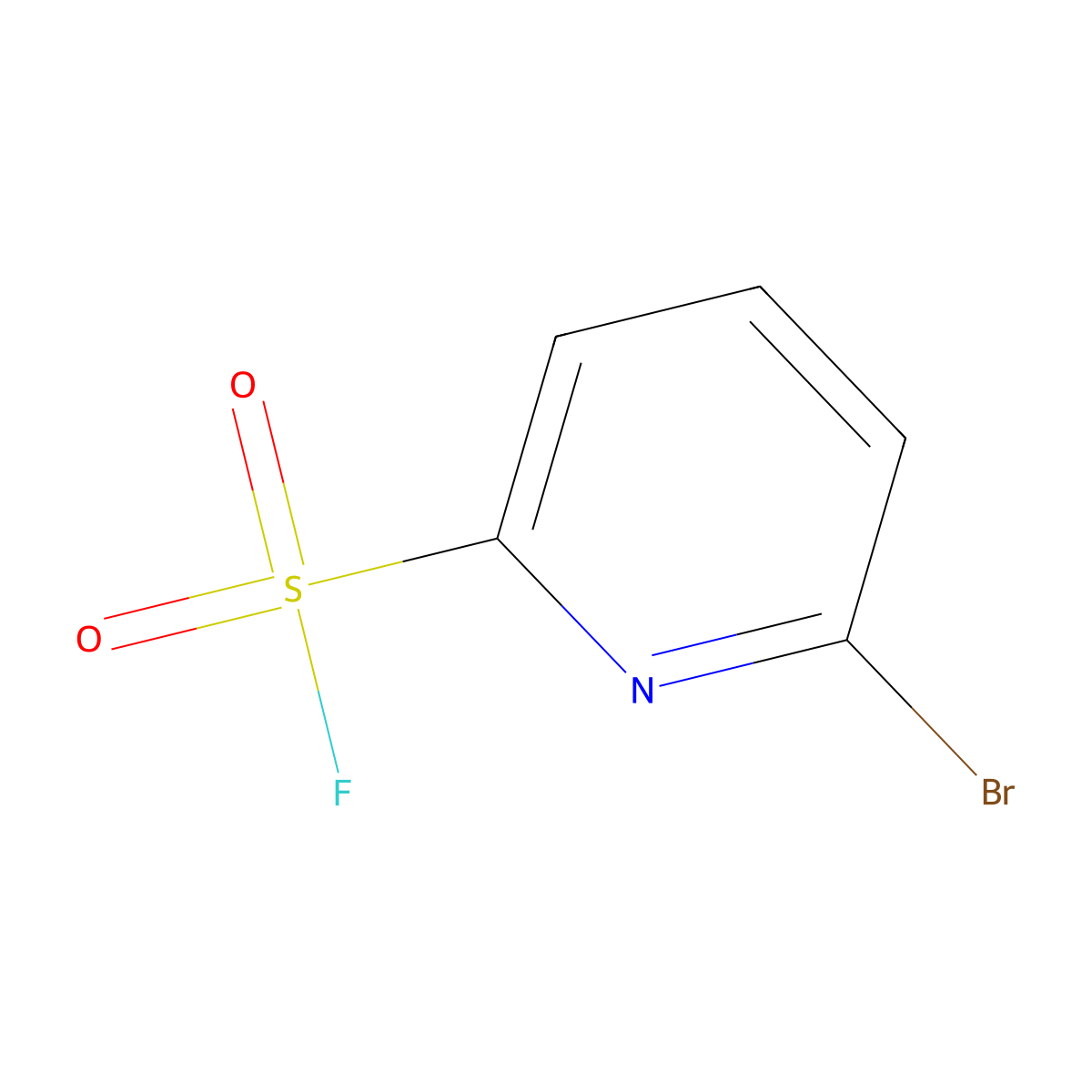 6-Bromopyridine-2-sulfonyl fluoride molecular structure, CAS 1934413-84-9