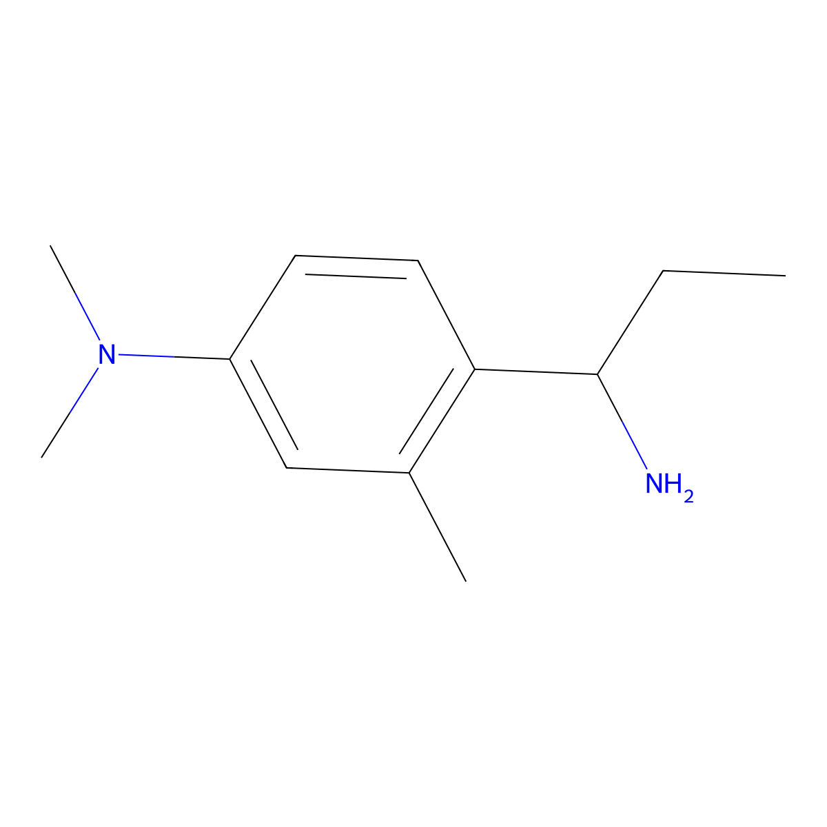 4-(1-Aminopropyl)-N,N,3-trimethylaniline molecular structure, CAS 1934416-77-9