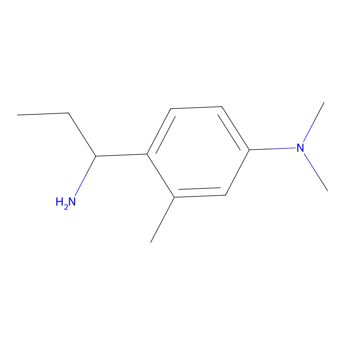 4-(1-Aminopropyl)-N,N,3-trimethylaniline molecular structure, CAS 1934416-77-9