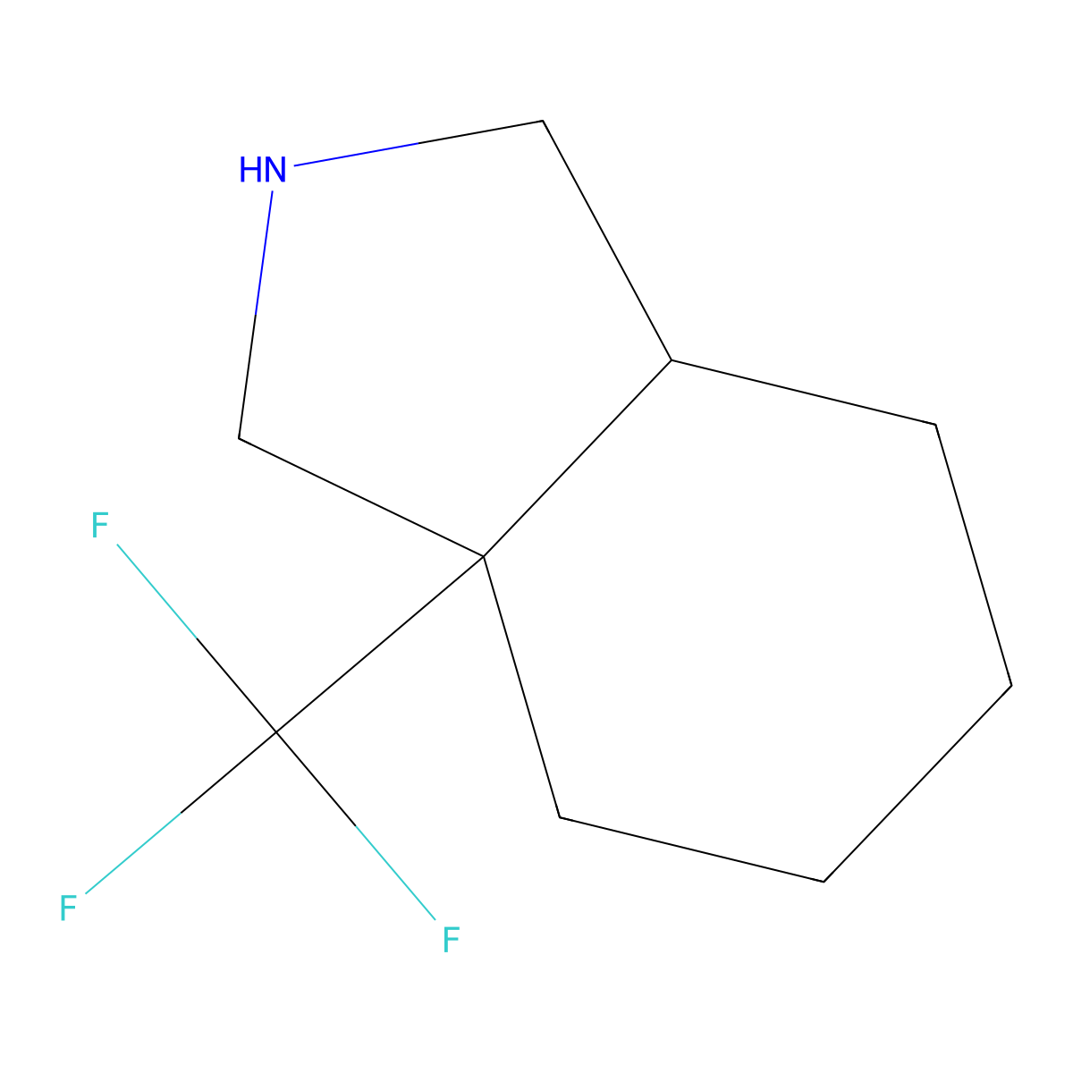 3A-(trifluoromethyl)-octahydro-1H-isoindole molecular structure, CAS 1934418-91-3