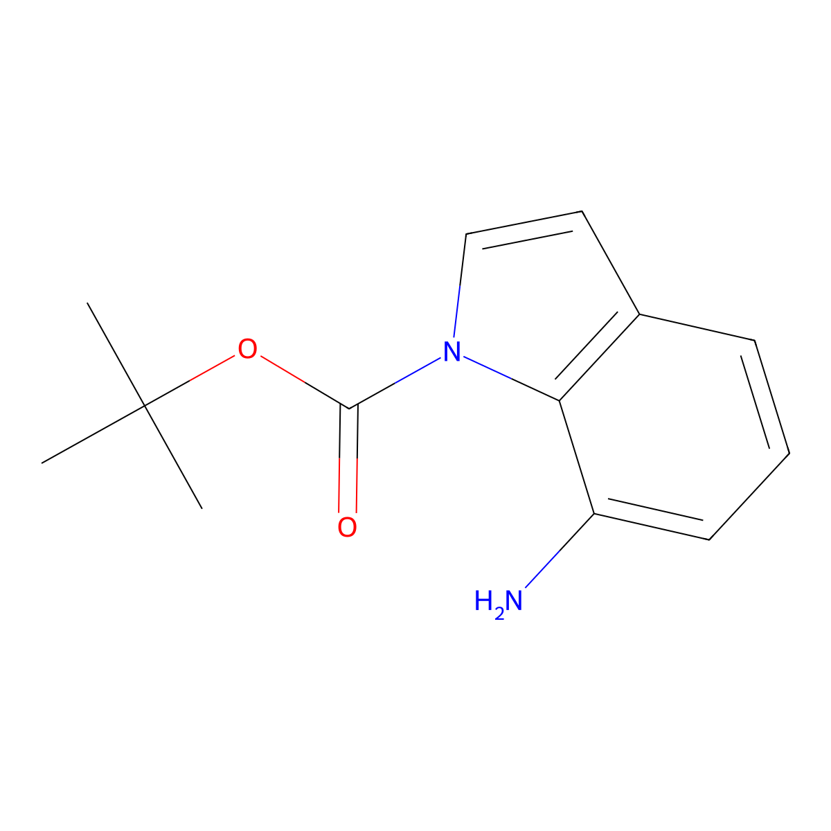 tert-Butyl 7-amino-1H-indole-1-carboxylate molecular structure, CAS 1934432-59-3