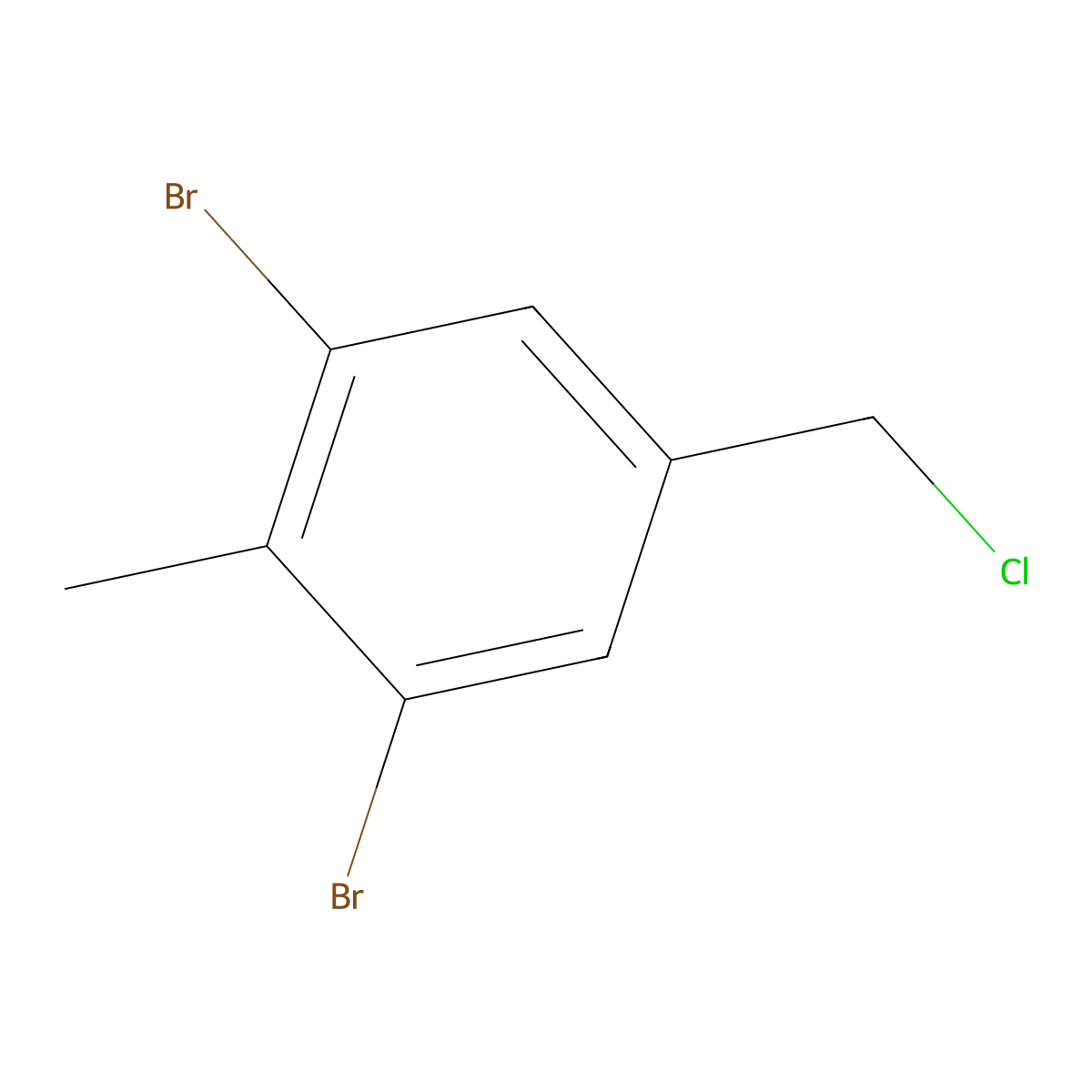 1,3-Dibromo-5-(chloromethyl)-2-methylbenzene molecular structure, CAS 1934432-68-4